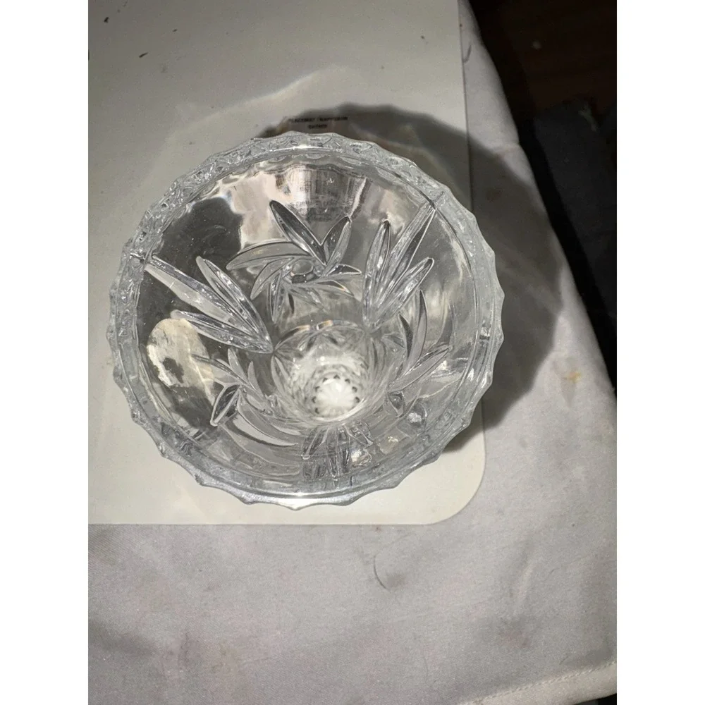 Lenox Clear Cut Crystal Decorative Bud Vase Made in USA